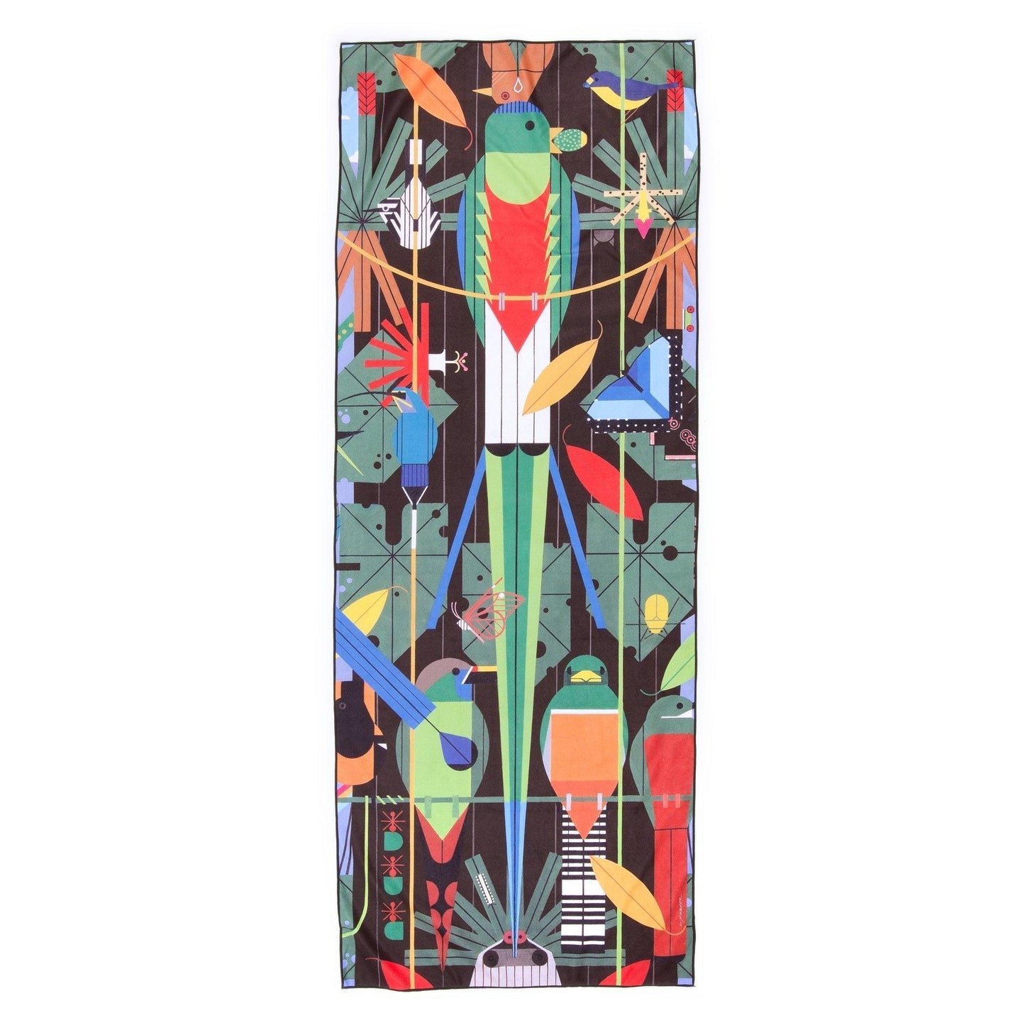 Charley Harper Monteverde Yoga Towel